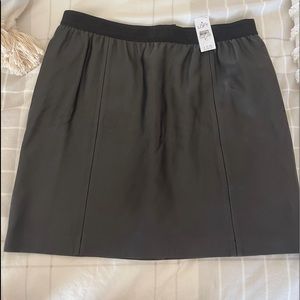 Real leather skirt from LOFT size 6 new with tags